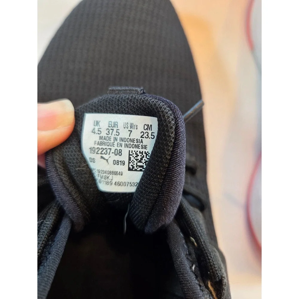 Puma Radiate XT Womens Training Shoes Black Pink Alert Gym Sneakers